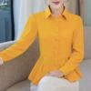 Cardigan Delgado Elegante Estilo Comercio Exterior de Amazon para Viajes Diarios, de un Solo Botón, Color Sólido, Cuello de Solapa, Manga Larga para Mujer Pg289