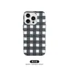 Adequado para Apple 17Promax Padrão Fibra de Carbono Kevlar Capa Magnética para Celular Iphone16 Anti-Queda Capa Dura Totalmente Envolvente