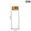 37 Botella de Tubo de Rosca Botella de Vidrio de Borosilicato Alto Botella para Cápsulas de Caramelo Cordyceps Botella para Empaque de Maca Botella Dispensadora de Alimentos