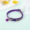 1.0 parche de sarga cuello collar para perro mascota collar con campana collar para gato a granel en stock fábrica