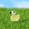 Nuevas Diez Colores Flamenco Luminoso Decoraciones DIY Animales Pequeños Lindos Paisaje en Miniatura Adornos Creativos Artesanías de Resina