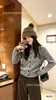 Cárdigan de punto jacquard de lunares en color de contraste para mujer, nuevo estilo otoño 2025, estilo dulce casual, simple y versátil, top ligero