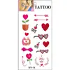 Pegatinas de Tatuaje de Cereza de Dibujos Animados Impermeables Femeninas de Larga Duración Estilo Ins Artificial Pegatinas de Tatuaje de Gama Alta Personalización