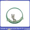 MT-18 pé calcador de rolo de aro duplo máquina de costura reta pé calcador de rolo plástico pé calcador de rolo para couro anel de borracha do calcador