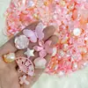 Contas Mistas de Pérola Imitação de Forma Irregular em Duas Cores ABS para DIY/Pulseira Chaveiro Corrente de Celular Grampo de Cabelo Materiais de Joalheria