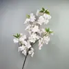 Flor de Cerejeira de 4 Pétalas Criptografada Casamento Rosa Multicamadas Galho Artificial de Flor de Cerejeira Transfronteiriço Flor de Pessegueiro Atacado Arranjo de Flores Decorativo