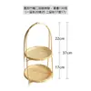 Cesta pequeña de bambú tejida a mano para el hogar, cesta para frutas, postres, snacks, charola para repostería, canasta pequeña de bambú, cesta multicapa