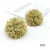 Paisajismo de Celebración de Bodas Flores de Diente de León Simulación Tamaño Pequeño Flores Decorativas Bolas Pequeñas Cabezas de Crisantemo Paquete de Materiales DIY Flores para Sombrero