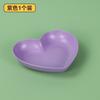 Fábrica de Origen Creativo Estilo Japonés Engrosado Plástico Forma de Corazón de Melocotón Plato para Escupir Huesos Plato Dist Plato de Fruta Plato para Snacks de Frutos Secos
