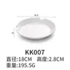 Melamina imitación porcelana blanco plato para condimentos redondo restaurante tienda de hot pot plato pequeño plato para mojar plato para salsa de soja plato pequeño comercial