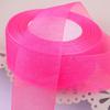 Venta al por mayor de fábrica hilo de nieve transparente de 4 cm con embalaje de regalo para pastel, rosas hechas a mano, lazo de cinta DIY, cinta