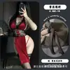 Gato Noturno Sexy Cheongsam com Fenda Alta Lingerie Puro Desejo Sem Tirar Vestido de Noite Feminino Qqny Renda Vermelha Tentação Uniforme