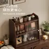 Estante pequena de mesa para dormitório estudantil, prateleira de canto para armazenamento, economizadora de espaço, mesa, prateleira de armazenamento multifuncional