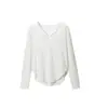 Tai Le Star Sports Brisa Sombra de Bambu Manga Longa Outono 2026 Novo Transfronteiriço Outdoor Gola Henley Respirável Camiseta Top