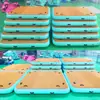 Muelle para yate marino Ocio acuático plataforma inflable grano de madera tapete antideslizante cama flotante plataforma flotante fabricantes de alfombra mágica