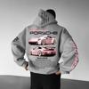 Sudadera Digitalmente Impresa Popular para Hombre 2024 Otoño Transfronteriza 3D Patrón de Corazón Sudadera con Capucha Estilo Más Vendido