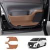 Aplicable a modelos de 23 Toyota ALPHARD/VELLFIRE serie 40 con protección de puerta anti-patadas de ABS con acabado de cuero exterior