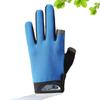Guantes de Malla para el Sol para Hombres y Mujeres, de Dedos Largos, Delgados, Antideslizantes, Deportivos, de Fitness, para Ciclismo, Conducir, Guantes de Pesca de Dos Dedos