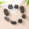 Obsidiana Dorada Natural y Obsidiana Plateada León y Pixiu Tallados Espaciadores Cuentas Accesorios DIY Joyería Hecha a Mano Accesorios para Colgantes Al por Mayor del Fabricante