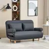Sofá-cama dobrável, de dupla finalidade, multifuncional, adequado para ocupação individual ou dupla, ideal para apartamentos pequenos ou imóveis de aluguel, couro resistente a arranhões de gato, oferta especial, design moderno