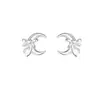 Pendientes de Aro de Media Luna de Alta Gama para Mujer, Diseño de Nicho Estilo Ins, Pendientes Dulces y Elegantes, Accesorios para Orejas de Moda Estilo Coreano
