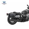 Coche muscle Wolf adecuado para Qisheng GV125S bolsa lateral bolsa lateral caja lateral retro modificación bolsa para casco impermeable liberación rápida especial