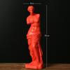 Escultura de resina de estilo nórdico con busto de David, Avatar, Venus y Apolo, figura europea colorida con adornos.