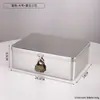 Caja pequeña cerrada caja de almacenamiento caja de hierro alcancía pequeña caja con contraseña joyero caja de bloqueo para teléfono móvil alcancía caja fuerte