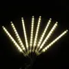 Luzes de chuva de meteoros fio de luzes led luzes de meteoros luzes decorativas penduradas em árvores luzes de feriado para exterior luzes de árvore decoração de pátio
