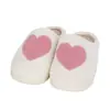 Chinelos de Algodão Antiderrapantes de Solado Grosso com Cobertura Total, Sapatos de Algodão Peludos e Espessos para Casa, Uso Diário Interno e Externo
