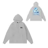 Marca de Moda Extranjera Stu Sudadera Otoño e Invierno Chaqueta con Capucha Casual Holgada para Hombres y Mujeres Parejas Ins