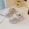 Nuevos Zapatos Deportivos de Primavera y Verano para Niños, Suela Suave, Antideslizantes, Malla Transpirable Estilo Coreano Zapatos de Papá, Versátiles Sandalias Deportivas Casuales para Correr