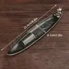 Porta-incienso Creativo Estilo Chino Pescador Quemador de Incienso de Madera de Águila para Interior del Hogar Quemador de Sándalo Bandeja Adorno para Quemador de Incienso