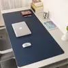 Alfombrilla de ratón de cuero para escritorio transfronteriza, alfombrilla grande para mesa, impermeable, para computadora, oficina, escritura, se puede imprimir y grabar en relieve