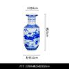 Jingdezhen - Marco antiguo de cerámica azul y blanca con flores decorativas para encimeras de porcelana para el hogar