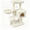 Rascador pequeño para gatos, venta al por mayor para ventas transfronterizas, incluye cama para gatos, poste rascador y árbol para gatos - un juego completo diseñado específicamente para gatitos, con etiquetado gratuito