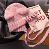 Gorro con Orejas de Oso y Botones Dulce y Lindo para Mujer, Otoño e Invierno 2026 Cálido y a Prueba de Frío, Gorro de Punto que Adelgaza el Rostro y Protege los Oídos