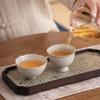 Plant Ash Master Cup Chávena Cerâmica Vintage Casa Feito à Mão Individual Único Copo Kung Fu Chá Conjunto Chá Degustação Acompanhando Cerimônia