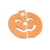 Decorações de Cena de Halloween Preto e Branco Abóbora Morcego Pirata Esqueleto Guirlanda de Papel Suprimentos de Halloween Adereços Dobrável