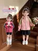 Chaqueta para Niña Primavera Otoño 2026 Nueva Estilo Coreano para Niños Cortavientos con Capucha Ropa de Otoño Chaqueta Casual Elegante para Niñas Cárdigan