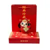 Chaveiro Giratório da Sorte, Fortuna e Prosperidade com Sino Estilo Chinês - Um Presente Prático para Apreciação de Clientes e Celebrações de Feriados
