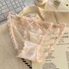 Calcinhas de Cetim e Renda Sexy Francesa de Cintura Baixa com Fenda Alta para Meninas Pura Luxúria Calcinhas Sexy