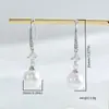 Promoção Quente da Amazon Estilo Coreano High-end Luxo Leve Elegante Brincos de Pérola Moda Distintivo Gancho de Orelha de Pérola Brincos Vintage