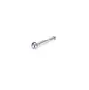 Barra en L de acero inoxidable, barra en S, barra recta, piercing de bola redonda, joyería para piercing corporal de estilo básico simple europeo y americano, directo del fabricante