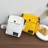 Bolso Transfronterizo Casual de Hombro Cuadrado Pequeño para Mujer Estilo Coreano Nuevo Bolso Cruzado Ligero de Lona Todo Fósforo Billetera para Monedas Móvil