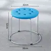 Taburete Redondo para el Hogar, Taburete de Plástico Reforzado, Taburete de Plástico Engrosado para Adultos, Mesa de Comedor, Oficina Comercial, Taburete de Puesto, Simple y Moderno