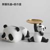 Suporte de Celular Panda Fofo para Mesa de Escritório Presente Criativo Decoração de Casa Pequenos Enfeites Resina Presente de Aniversário