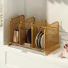 Artefacto de Almacenamiento de Bolsas Estante de Hierro Partición Caja de Almacenamiento de Partición de Armario Estante de Exhibición Sin Deformación Estante Colgante