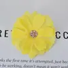 Cabeza de Flor de Crisantemo Pequeña, Margarita Pequeña DIY Hecha a Mano Flor Artificial, Flor Falsa, Accesorios Retro para el Cabello, Pasador, Decoración de Ropa, Accesorios para Disparos