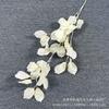 Folhas artificiais de casamento kapok folhas de casamento teto estrada chumbo folhas salão de casamento chão fileira decoração flor falsa flor atacado
